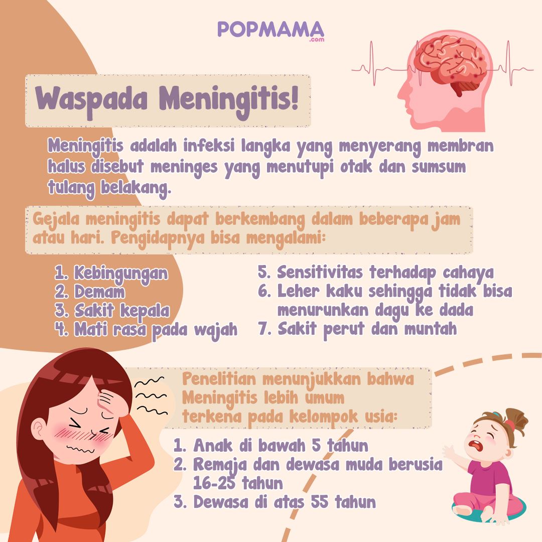 Bahaya Penyebab Meningitis pada Anak?